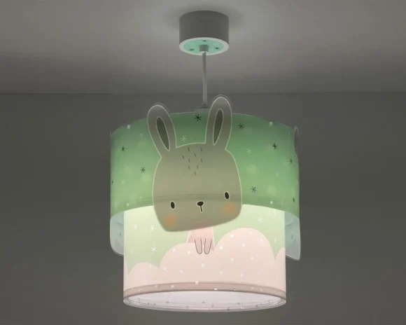 Παιδικό φωτιστικό οροφής Baby bunny green